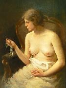 Stanislav Feikl, Nude girl by Czech painter Stanislav Feikl,